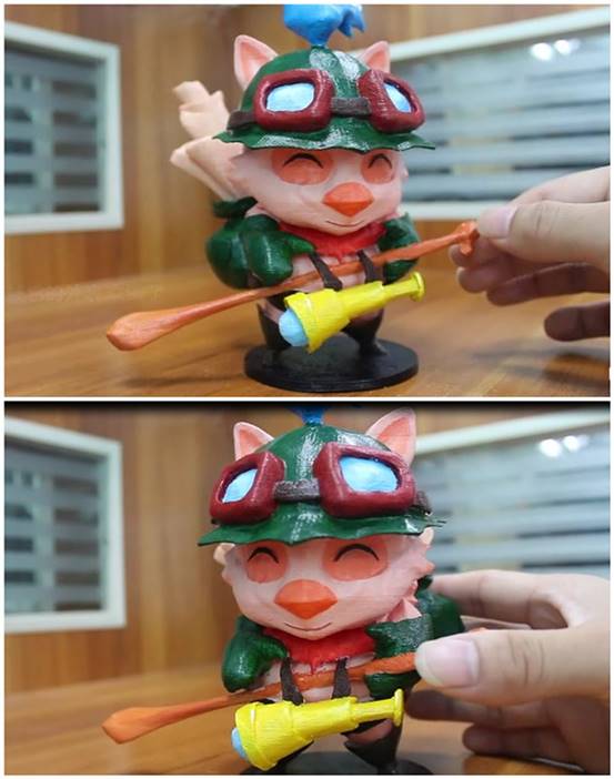 LOL《英雄聯盟》人物你認識幾個？3D打印游戲人物_e鍵3d打印服務